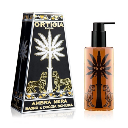 Ortigia Sicilia Amber Black Bath and Shower Foam 250ml
