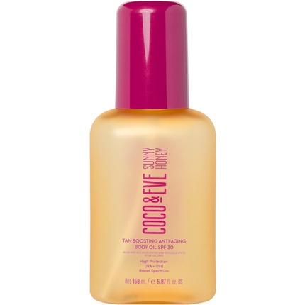 Coco & Eve Tan Boosting Anti-Aging Body Oil SPF30 Tanning Accelerator Spray 150ml