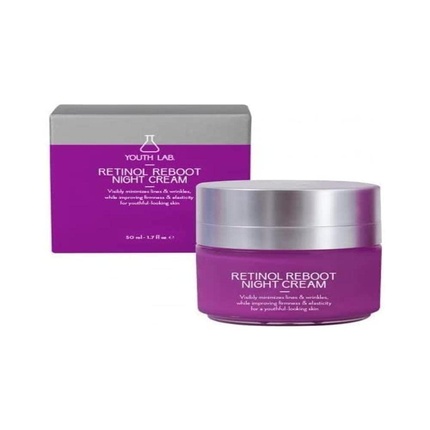 Youth Lab. Retinol Reboot Night Cream - Reduces Aging and Wrinkles - Regulates Excess Sebum - Radiant and Healthy Skin - 30ml