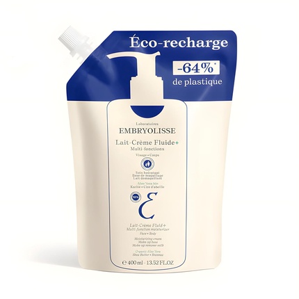 Embryolisse Multi-Purpose Nourishing Moisturizer Lait Crème Fluid for Face & Body Hydrating Cream for All Skin Types Paraben-Free Refill 13.52 Fl Oz
