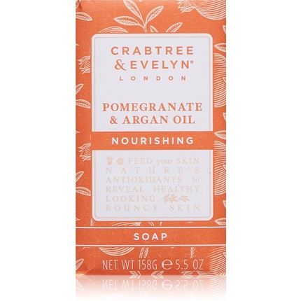 Crabtree & Evelyn Nourishing Soap Pomegranate & Argan Oil 5.5 oz