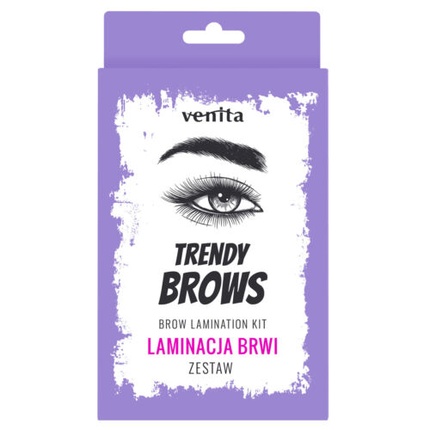 Venita Set Trends Eyebrow Lamination Brush Set 3pcs + Glue