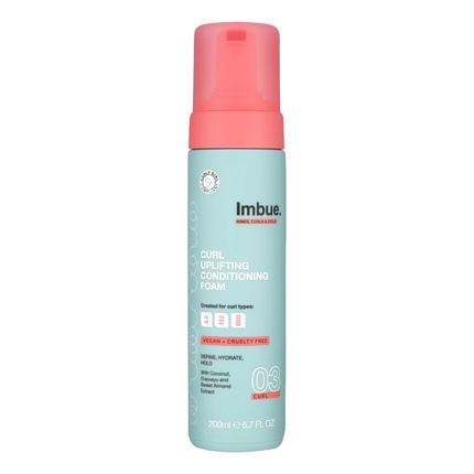 Curl Uplifting Conditioning Foam Hair Styling Mousse with Shea Butter Anti Frizz