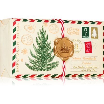 Essencias de Portugal Tuhé mýdlo Pohlednice - Jehličí 200g Bar Soap