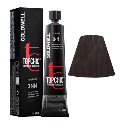 oldwell Topchic Naturals 3NN Dark Brown Extra Hair Color 60ml