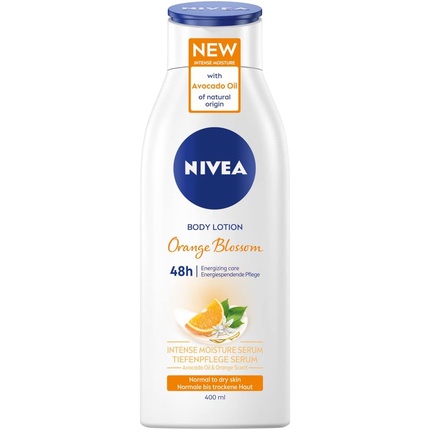 NIVEA Orange Blossom Body Lotion 400ml Moisturising Cream with Avocado Oil