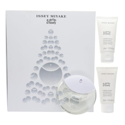 Issey Miyake A Drop D'issey Eau de Parfum 50ml with 2x50ml Hand Cream Set HER
