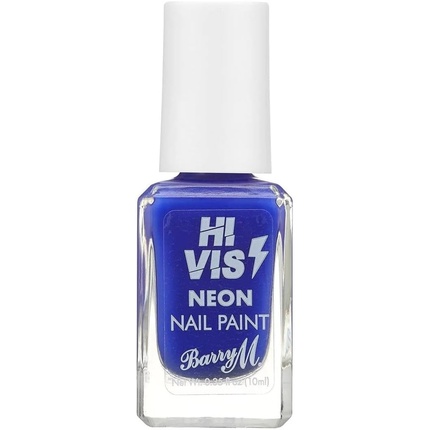 Barry M Hi Vis 10ml Nail Polish Bombshell Blue