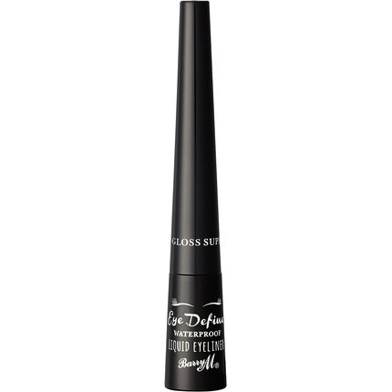 Barry M Cosmetics Eye Define Longlasting Liquid Eyeliner Super Gloss Black