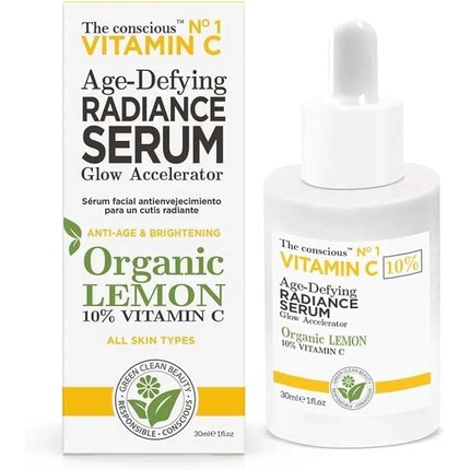 Vitamin C Age-Defying Radiance Serum Organic Lemon 30ml