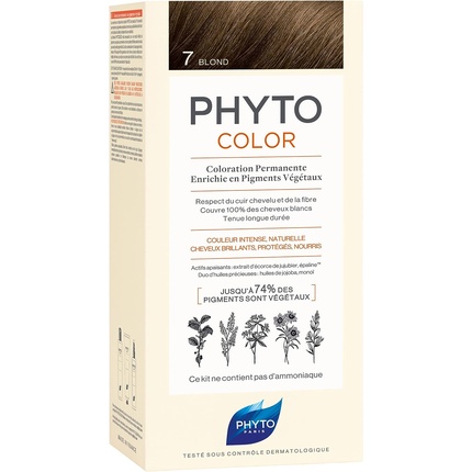 PHYTOCOLOR Permanent Hair Dye Shade 7 Blonde