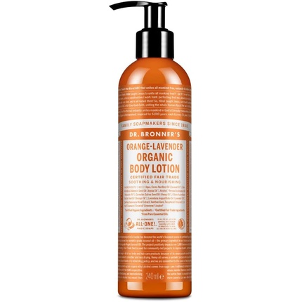 Dr Bronner's 3-in-1 Orange & Lavender Organic Hand and Body Lotion 236ml