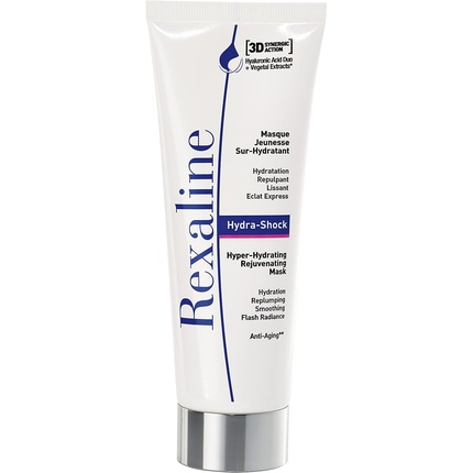 Rexaline Hydra-Shock Hyper-Hydrating Rejuvenating Mask Moisturizing/Hydrating Face Mask with Hyaluronic Acid 75ml
