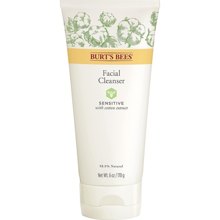 Burt's Bees Sensitive Facial Cleanser with Cotton Extract 170g