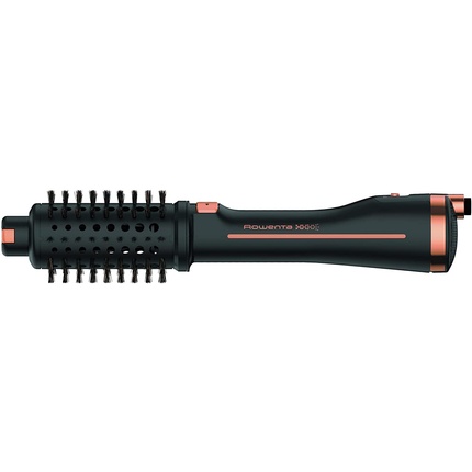 Rowenta CF9620 Ultimate Experience Hot Air Brush 750W with 3 Brush Attachments and 3 Protective Caps Style Assist Mode Black/Rose Gold