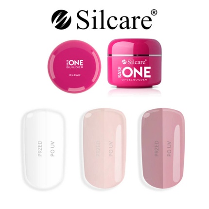 Base One Cover Gel Base SILCARE Cover French Light Dark 5 15 30 50 100 250g