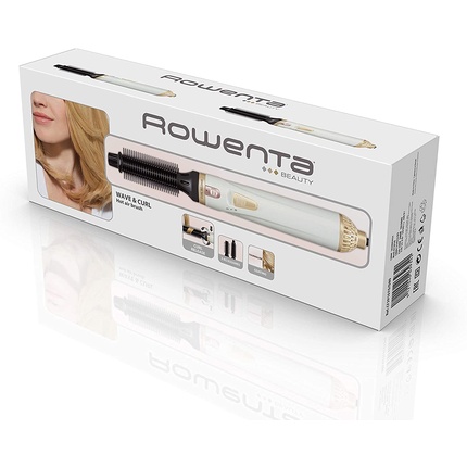 Rowenta CF3910 Curl Release Hot Air Brush with Ceramic/Tourmaline Coating and 2 Temperature/Blow Settings