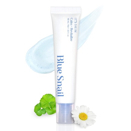 IT'S SKIN Blue Snail Serum Day and Night Serum for Face with Snail Mucin Essence and Centella Asiatica Hydrating Face Serum for Radiant Skin Korean Skin Care Serum 1.35 fl oz