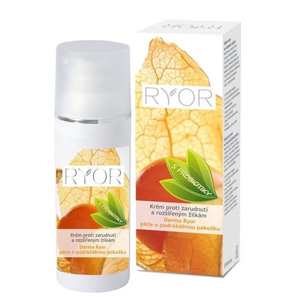 RYOR Derma Ryor Cream Against Skin Redness and Spider Veins with Probiotics 1.7 oz