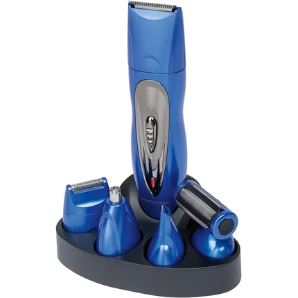 ProfiCare PC-BHT 3015 5in1 Beard/Hair Trimmer, Shaver, Body Groomer, Precision Trimmer and Nose/Ear Hair Remover, Cordless, Wet/Dry Function