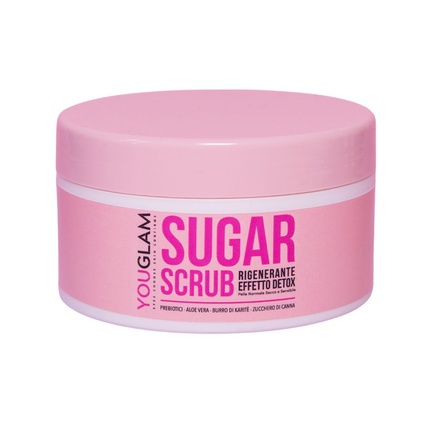 Youglma Sugar Scrub Body With Brown Sugar And Prebiotics 200 Ml