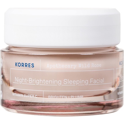 KORRES Apothecary Wild Rose Night Cream for Radiant Complexion 40ml