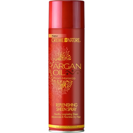 Creme of Nature Argan Oil Replenishing Sheen Spray 16 Ounce