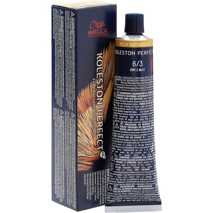 Koleston Perfect Me Hair Color + Rich Naturals 6/3 60ml