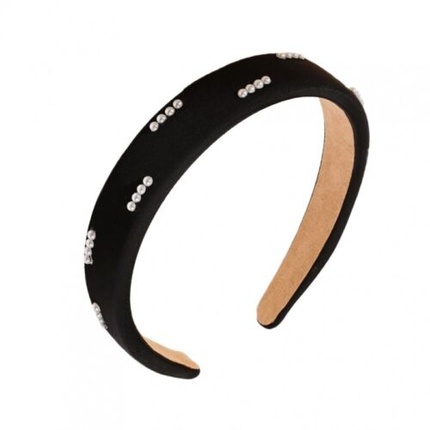 Ecarla Black Pearl Hair Band