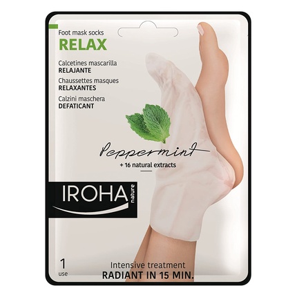 Iroha Peppermint Foot Mask Socks Relaxing