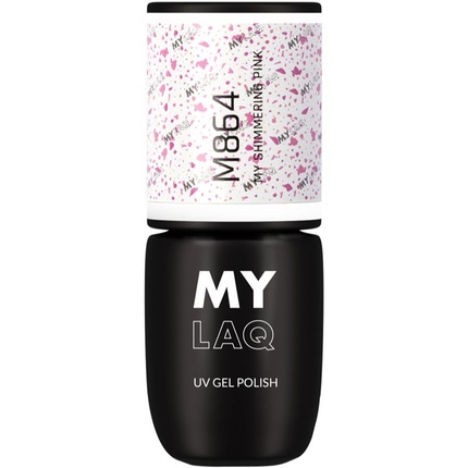 MYLAQ UV Gel Polish - My Shimmering Pink, 5 ml