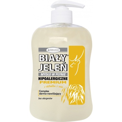 Premiom Liquid Soap with Oat Extract Moisturizing Cream 300ml by Bia?y Jele?