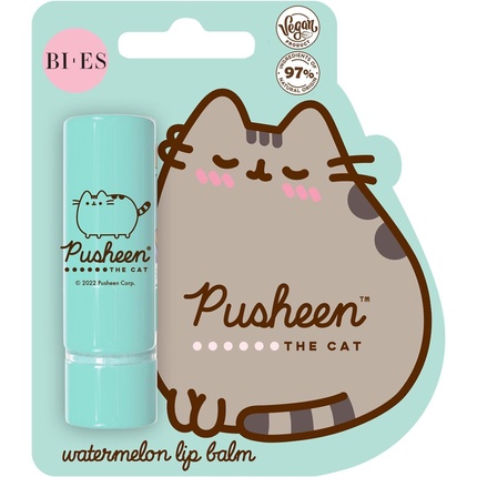 Puseen The Cat Watermelon Flavour Natural Vegan Lip Balm for Kids