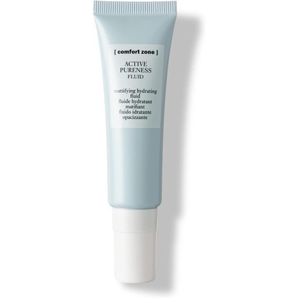 Comfort Zone Active Pureness Hydrating Fluid 30ml - Moisturizing and Mattifying with Vitamin C - Natural Ingredients - Great Moisturizer for Oily Skin