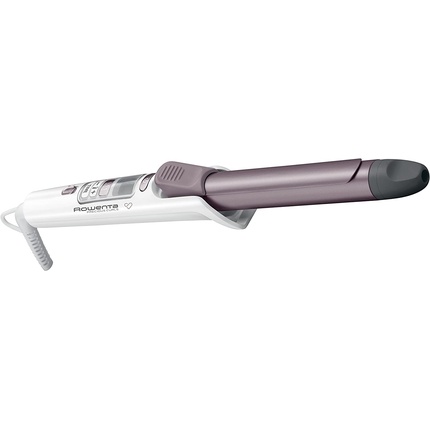 Rowenta CF3460 Premium Care Precious Curls Curling Iron with 3 Care Programs and Built-in Timer LCD Display 25mm Diameter