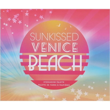 Venice Beach Eyeshadow Palette 12 Shades Matte and Shimmer Textures Beach Inspired Colors