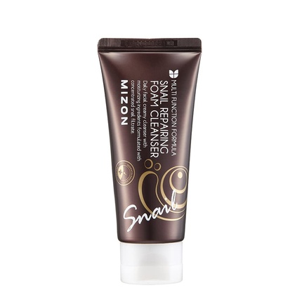 MIZON Snail Repairing Foam Cleanser Korean Face Wash with Snail Filtrate 2.02 fl oz