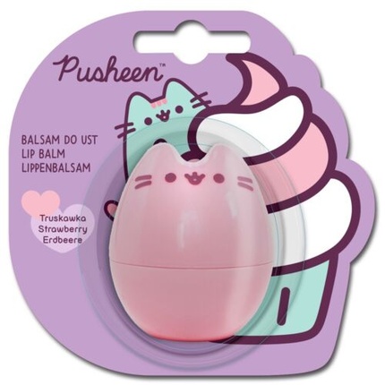 Lipbalm 3D Strawberry Lip Balm 4g Pusheen