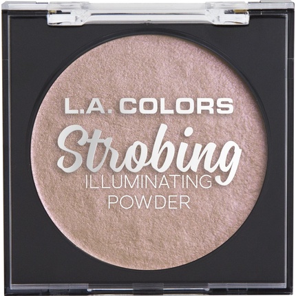 L.A. COLORS Strobing Illuminating Powder Flashing Pink 1 Ounce