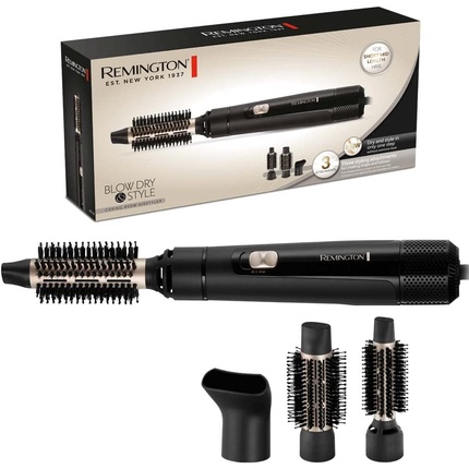 Remington AS7300 Blow Dry & Style Brush 800W with Variable Temperature and Multiple Attachments