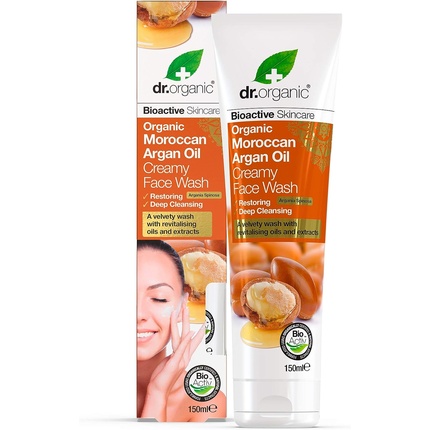 Dr. Organic Moroccan Argan Oil Face Wash 150ml