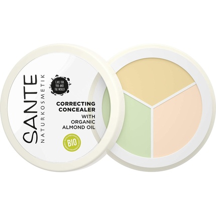 SANTE Naturkosmetik Correcting Concealer 3-in-1 Vegan 6g