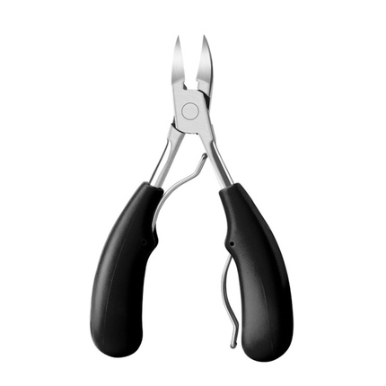 EWANTO Black Nail Clippers with Curved Tip HH-20