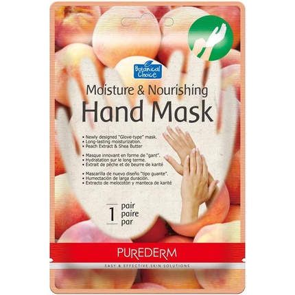 Moisture and Nourishing Peach Hand Mask