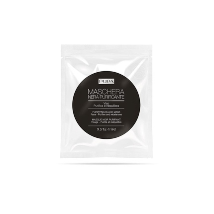 Pupa Milano Purifying Black Face Mask Intensive Treatment 0.57 Oz