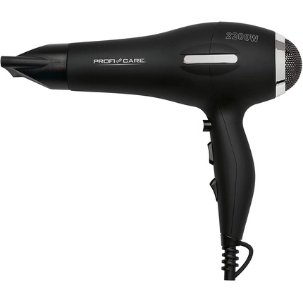 Profi-Care PC-HT 3017 Electric Hair Dryer with Soft-Touch Casing and Heat Protection 2200W Black