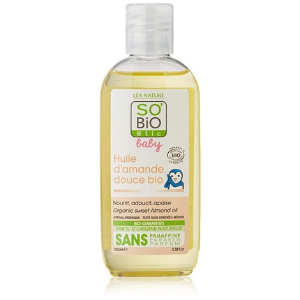SO'BiO étic Organic Sweet Almond Oil Hypoallergenic 100ml