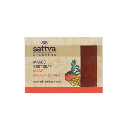 Body Soap Indian Glycerin Soap Mango 125g Sattva