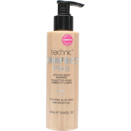 Technic Perfect Pins Legs and Body Shimmer Matte Finish Fair