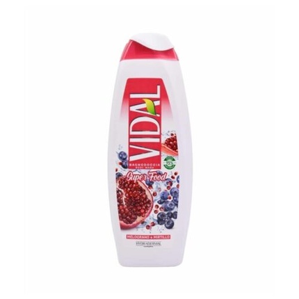 VIDAL Super Food Pomegranate and Blueberry Body Wash 500ml